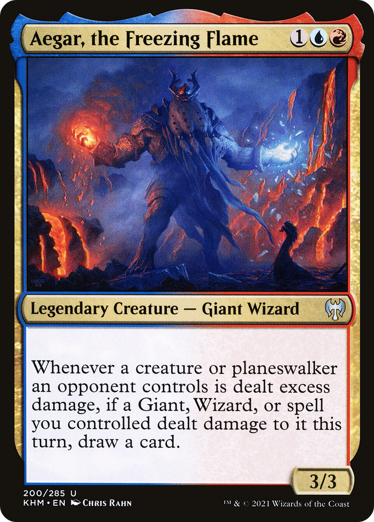 Aegar, the Freezing Flame (KHM-200) [Kaldheim] Foil