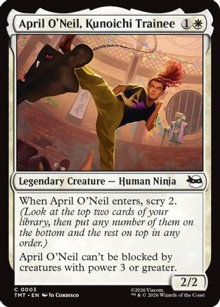 April O'Neil, Kunoichi Trainee (TMT-003) [Teenage Mutant Ninja Turtles] Foil