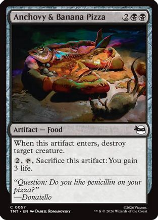 Anchovy & Banana Pizza (TMT-057) [Teenage Mutant Ninja Turtles]