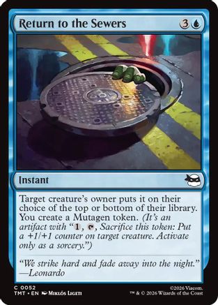Return to the Sewers (TMT-052) [Teenage Mutant Ninja Turtles] Foil