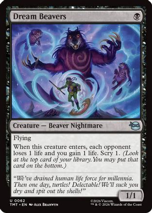Dream Beavers (TMT-062) [Teenage Mutant Ninja Turtles] Foil