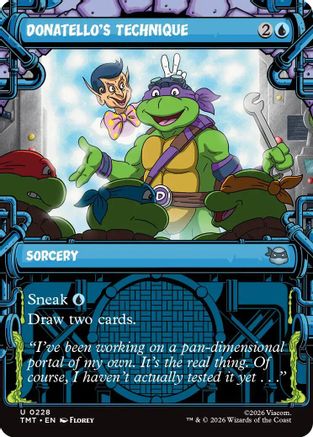 Donatello's Technique (Showcase) (TMT-228) [Teenage Mutant Ninja Turtles]