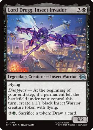 Lord Dregg, Insect Invader (TMT-065) [Teenage Mutant Ninja Turtles]