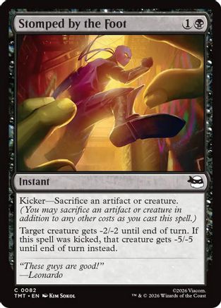 Stomped by the Foot (TMT-082) [Teenage Mutant Ninja Turtles] Foil