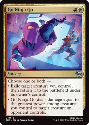 Go Ninja Go (TMT-149) [Teenage Mutant Ninja Turtles] Foil