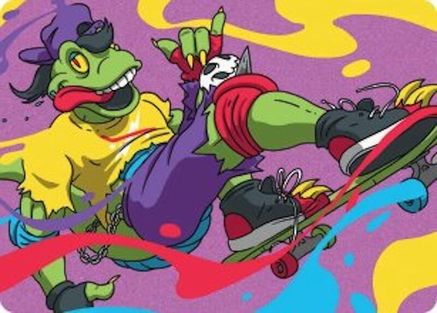 Mondo Gecko Art Card (ASTMT-026) [Art Series: Teenage Mutant Ninja Turtles]