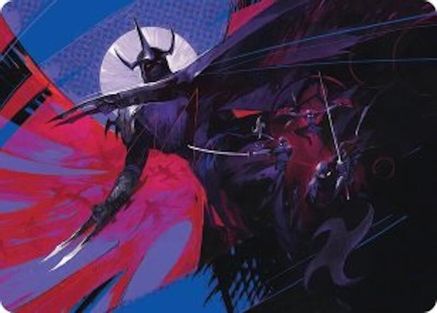 Shredder's Technique Art Card (ASTMT-007) [Art Series: Teenage Mutant Ninja Turtles]