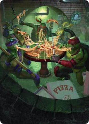 Food Chain Art Card (ASTMT-033) [Art Series: Teenage Mutant Ninja Turtles]