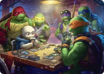 Lessons from Life Art Card (ASTMT-014) [Art Series: Teenage Mutant Ninja Turtles]