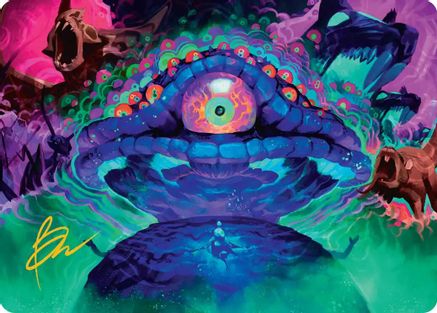 Humongous Fungus Art Card (Gold-Stamped Signature) (ASTMT-045) [Art Series: Teenage Mutant Ninja Turtles]