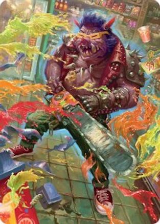 Bebop, Porcine Punk Art Card (ASTMT-052) [Art Series: Teenage Mutant Ninja Turtles]