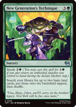 New Generation's Technique (TMT-126) [Teenage Mutant Ninja Turtles]