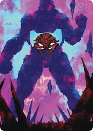 Krang, Utrom Warlord Art Card (ASTMT-021) [Art Series: Teenage Mutant Ninja Turtles]