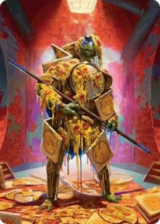 Commander's Plate Art Card (ASTMT-050) [Art Series: Teenage Mutant Ninja Turtles]