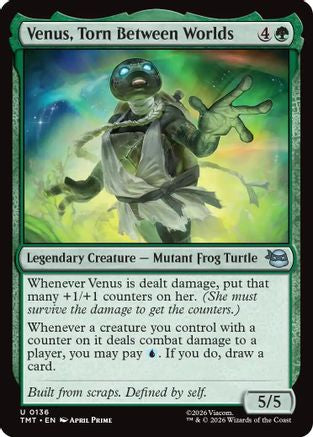 Venus, Torn Between Worlds (TMT-136) [Teenage Mutant Ninja Turtles] Foil