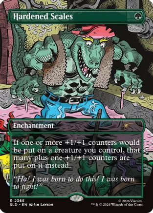 Hardened Scales (SLD-2365) [Secret Lair Drop Series] Foil