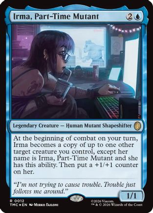 Irma, Part-Time Mutant (Surge Foil) (TMC-012) [Commander: Teenage Mutant Ninja Turtles] Foil