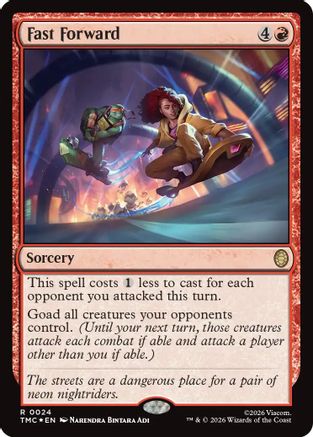 Fast Forward (Surge Foil) (TMC-024) [Commander: Teenage Mutant Ninja Turtles] Foil
