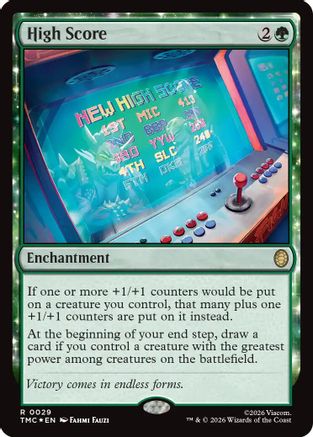 High Score (Surge Foil) (TMC-029) [Commander: Teenage Mutant Ninja Turtles] Foil
