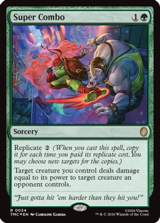 Super Combo (Surge Foil) (TMC-034) [Commander: Teenage Mutant Ninja Turtles] Foil