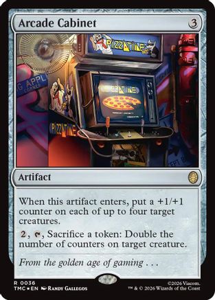 Arcade Cabinet (Surge Foil) (TMC-036) [Commander: Teenage Mutant Ninja Turtles] Foil