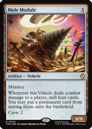 Mole Module (Surge Foil) (TMC-040) [Commander: Teenage Mutant Ninja Turtles] Foil