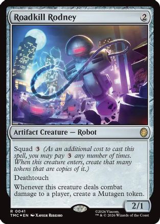 Roadkill Rodney (Surge Foil) (TMC-041) [Commander: Teenage Mutant Ninja Turtles] Foil
