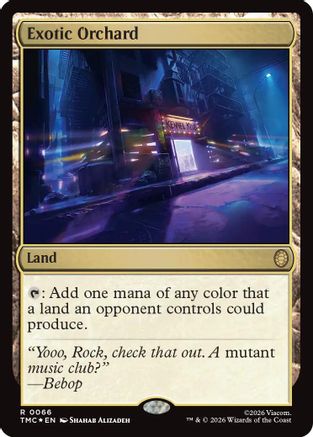 Exotic Orchard (Surge Foil) (TMC-066) [Commander: Teenage Mutant Ninja Turtles] Foil