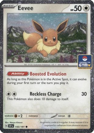 Eevee (Southeast Asia Exclusive) (143) [League & Championship Cards] Holofoil - Common