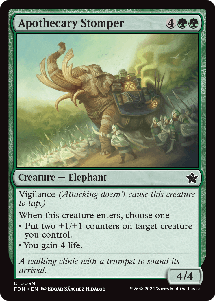 Apothecary Stomper (FDN-099) [Foundations] Foil