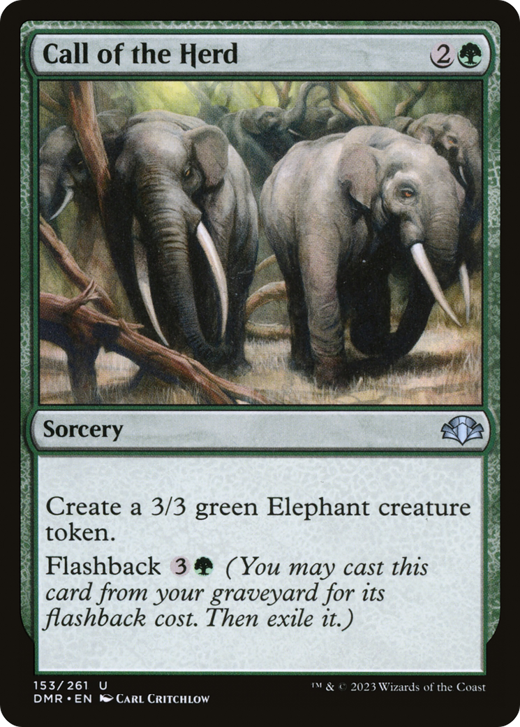 Call of the Herd (DMR-153) [Dominaria Remastered]
