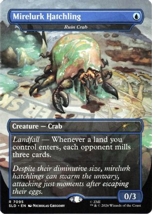 Mirelurk Hatchling - Ruin Crab (SLD-7095) [Secret Lair Drop Series] Foil