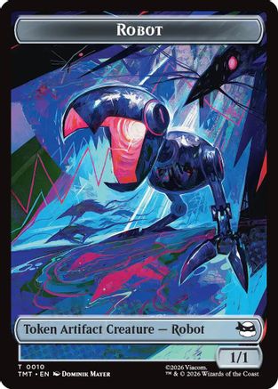 Robot // Mutagen Double-Sided Token (TMT-10 // 9) [Teenage Mutant Ninja Turtles] Foil