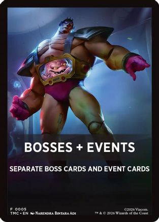 Bosses + Events (TMC-005) [Commander: Teenage Mutant Ninja Turtles]