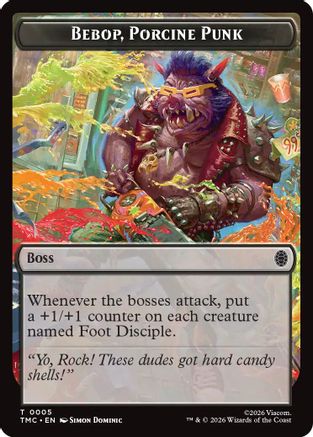 Bebop, Porcine Punk (TMC-005) [Commander: Teenage Mutant Ninja Turtles]