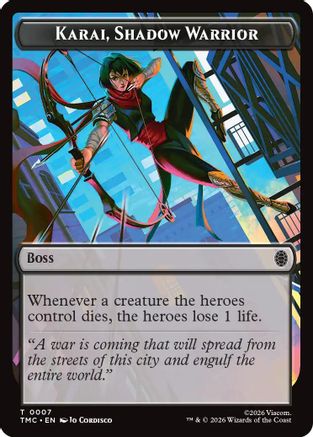 Karai, Shadow Warrior (TMC-007) [Commander: Teenage Mutant Ninja Turtles]