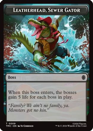 Leatherhead, Sewer Gator (TMC-009) [Commander: Teenage Mutant Ninja Turtles]