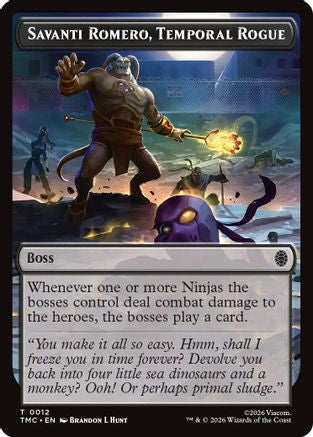 Savanti Romero, Temporal Rogue (TMC-012) [Commander: Teenage Mutant Ninja Turtles]