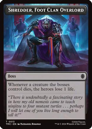 Shredder, Foot Clan Overlord (TMC-013) [Commander: Teenage Mutant Ninja Turtles]