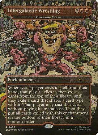 Intergalactic Wrestling - Possibility Storm (SLD-7073) [Secret Lair Drop Series] Foil