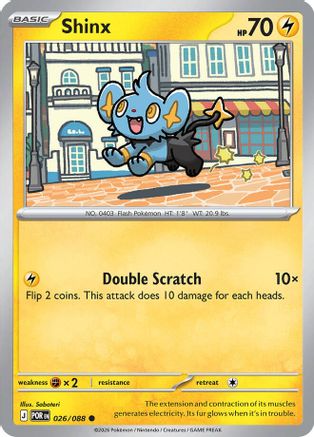 Shinx (026) [ME03 Perfect Order] Reverse Holofoil - Common
