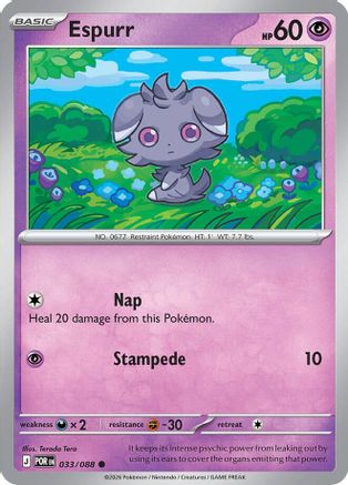 Espurr (033/088) [ME03 Perfect Order] - Common