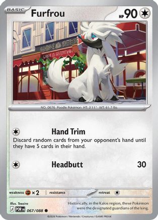 Furfrou (067) [ME03 Perfect Order] - Common