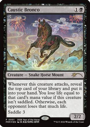 Caustic Bronco (Year of the Horse 2026) (SSP-001) [Standard Showdown Promos] Foil