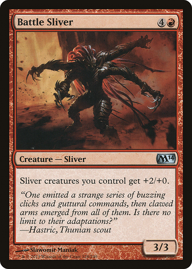 Battle Sliver (M14-128) [Magic 2014]