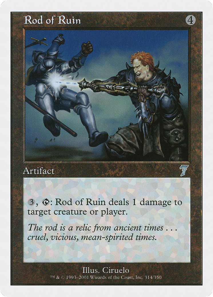 Rod of Ruin (7ED-314) [7th Edition] Foil
