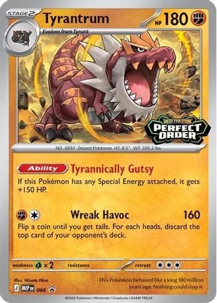 Tyrantrum (066) [ME Mega Evolution Promo] Holofoil - Promo