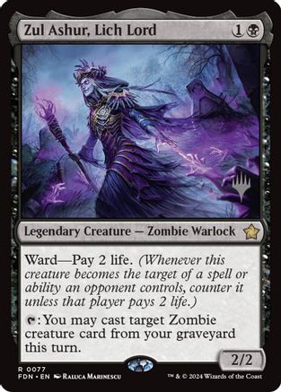 Zul Ashur, Lich Lord (PPECL-077) [Promo Pack: Lorwyn Eclipsed]