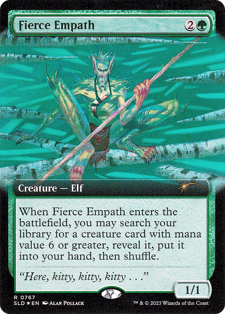 Fierce Empath (Extended Art) (SLD-767) [Secret Lair Drop] Foil
