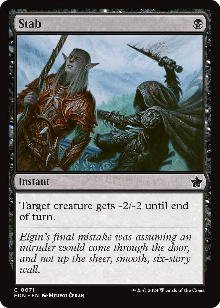 Stab (FDN-071) [Foundations] Foil